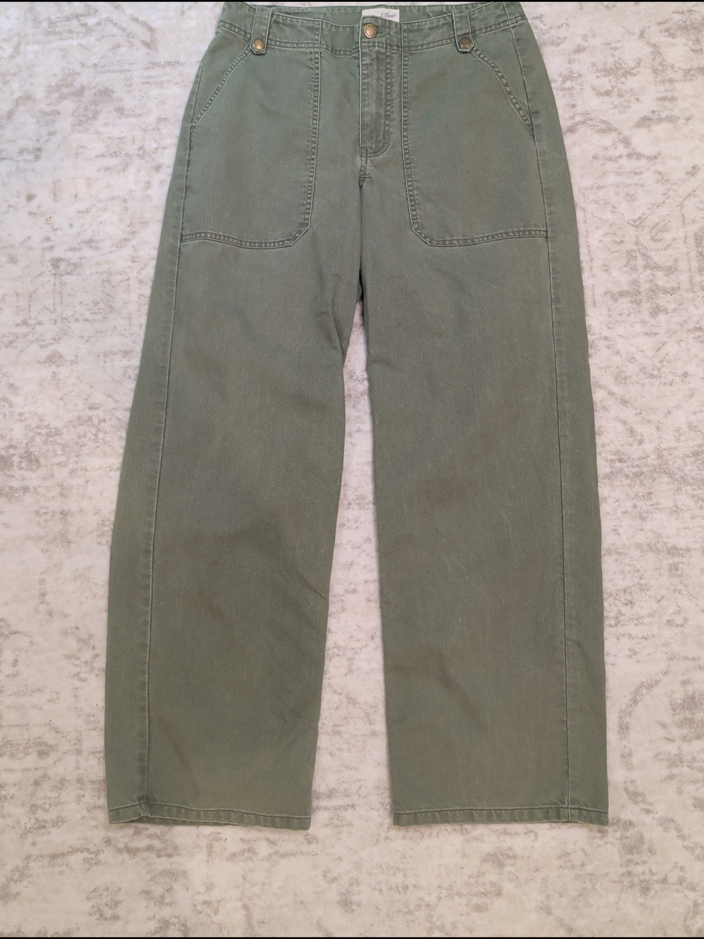 Men's Olive Green Utility Work Pants